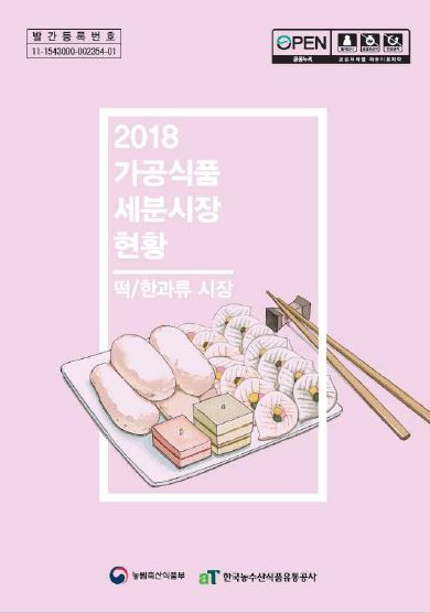 2018 가공식품 세분시장 현황 - 떡/한과류 시장